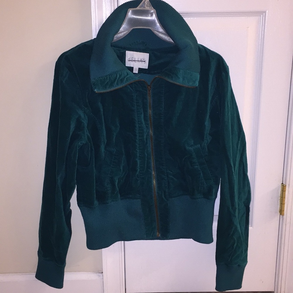 Blue green jacket size L juniors